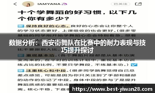 数据分析：西安街舞队在比赛中的耐力表现与技巧提升探讨
